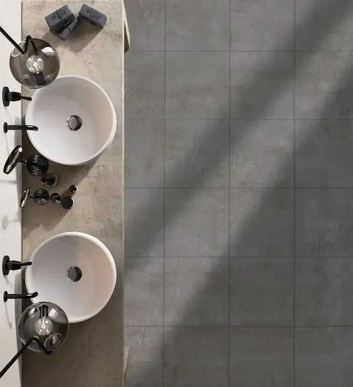 Bodenfliese New Concrete Grau-Beige 60x60cm