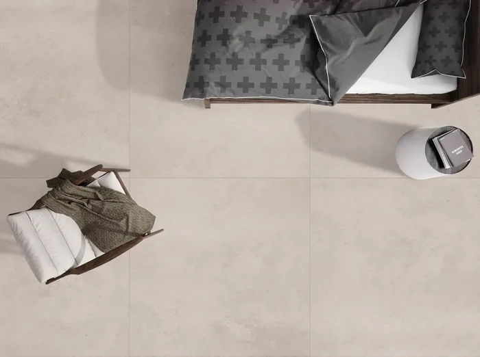 Bodenfliese Oregon Sand-Beige 120x120cm Rektifiziert