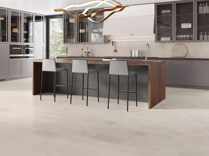 Bodenfliese Oregon Sand-Beige 60x120cm Rektifiziert