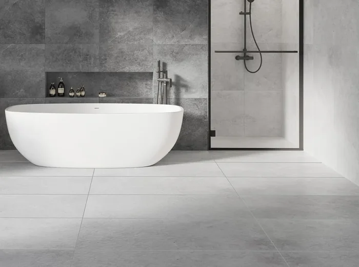 Bodenfliese Oregon Weiß 60x120cm Rektifiziert