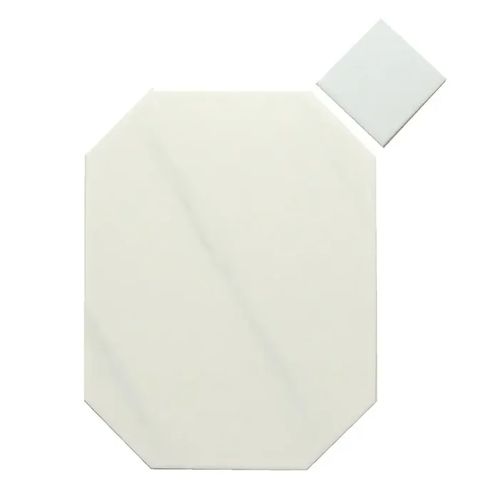 Bodenfliese Set + Einleger Villeroy & Boch E1187 3530 8852 weiß grau 23×30 cm