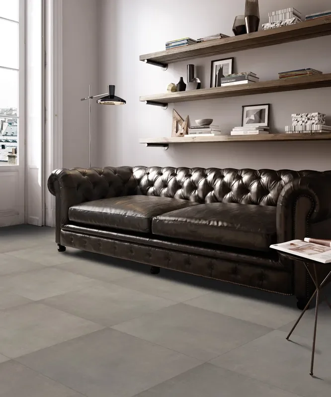 Bodenfliese Supra Braun-Grau 60x60cm Rektifiziert