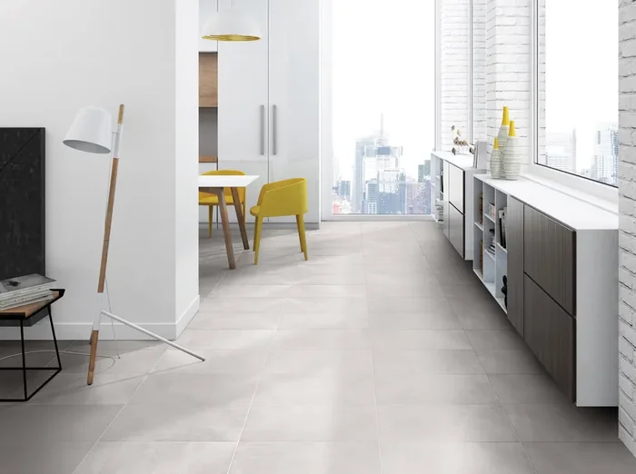 Bodenfliese Titan Weiß 30x60cm Rektifiziert