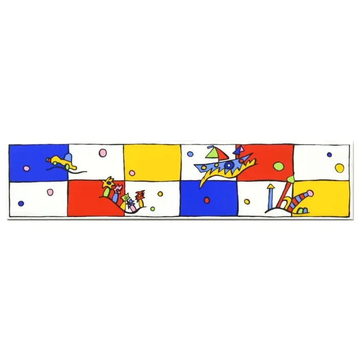 Bordüre Steuler Design Nr.228 44651 mehrfarbig bunt 5,5×25 cm I.Sorte