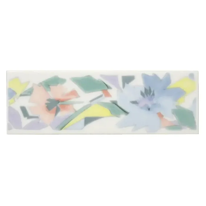 Bordüre Villeroy & Boch Nr.729 1483 LA42 Blumen multicolor 6,5×20 cm I.Sorte