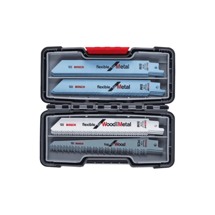 Bosch 20-tlg. Wood and Metal Säbelsägeblatt-Set, Toughbox