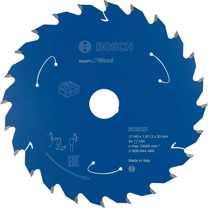 Bosch Kreissägeblatt EX WO H 140×1,8/1,3×20 24 Zähne