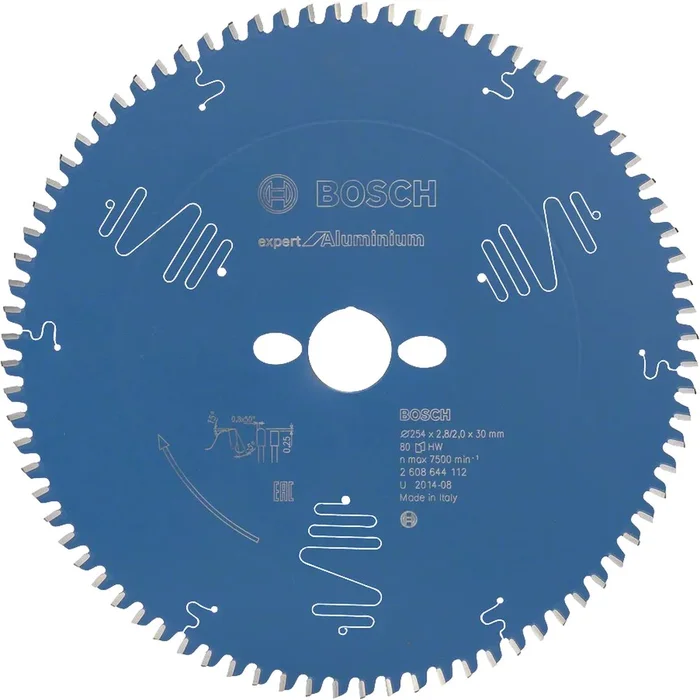 Bosch Kreissägeblatt Expert for Aluminium EX AL B 254×30-80