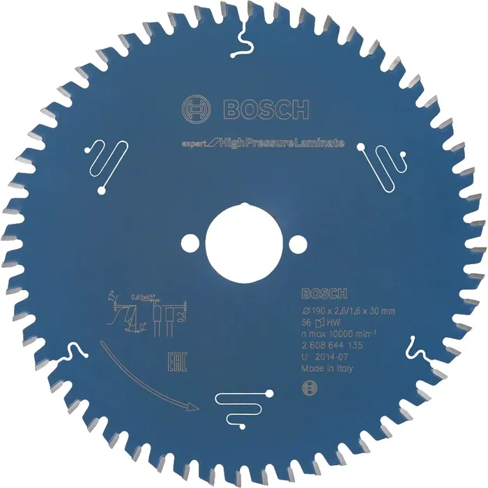 Bosch Kreissägeblatt Expert for High Pressure Laminate 190×30-56