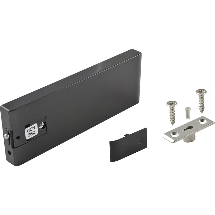 Bremsklappenhalter Link mit Stahlseil A262 Gunmetal schwarz