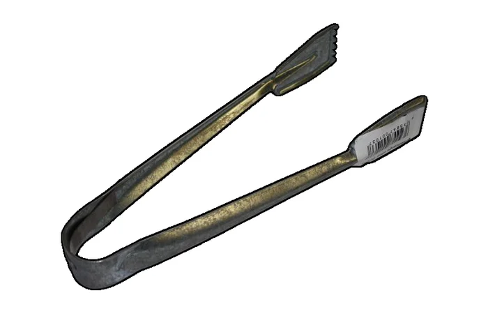 Brikettzange ohne Gelenk