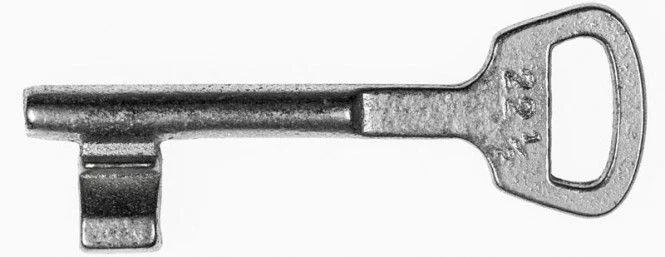 Bundbartschlüssel für Zimmertürschlösser System BKS