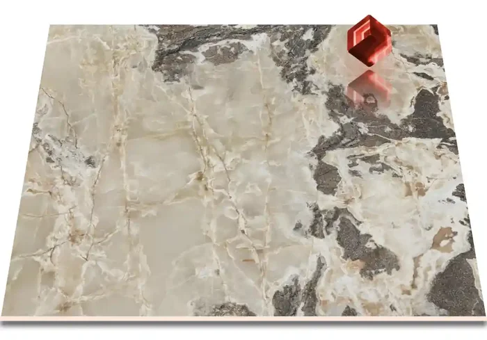 Casa dolce casa Onyx & More Golden Blend Glossy Glänzend Fliese 80×80 Art.-Nr. 765430