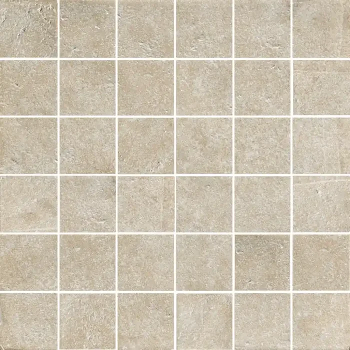 Casa dolce casa Pietra Mediterranea Bianco Mosaikfliese 5×5 Art.-Nr. 727151