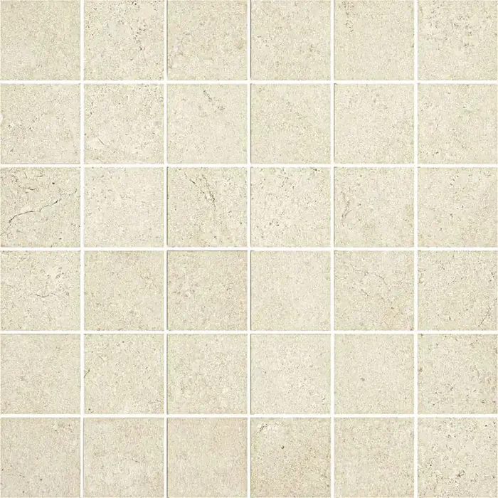 Ceramica Gazzini Atelier Ivory Mosaico Matt Mosaikfliese 5×5 (30×30) R10 Art.-Nr. 41466