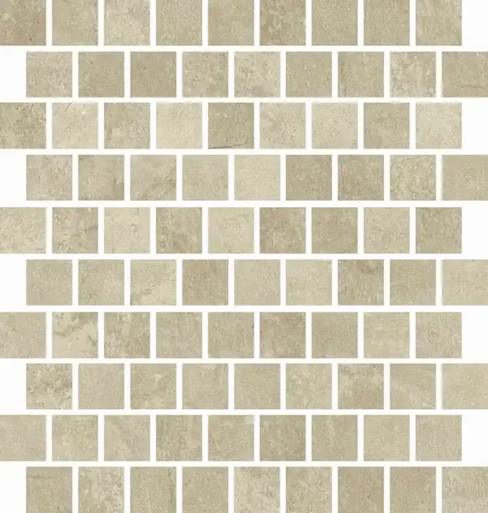 Ceramica Gazzini Fusion Beige Mosaico Muretto Matt Mosaikfliese 30×33 R10 Art.-Nr. 40960