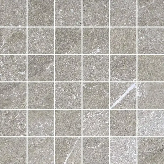 Ceramica Gazzini Nexxt Taupe Mosaico Su Rete Matt Fliese 5x5cm (30×30) R10 Art.-Nr. 041606