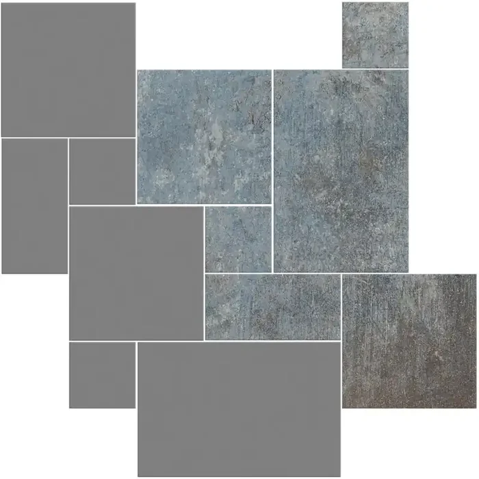 Ceramica Gazzini Opus Stone Blu Naturale Matt Fliese MIx Box R10 Art.-Nr. 406042