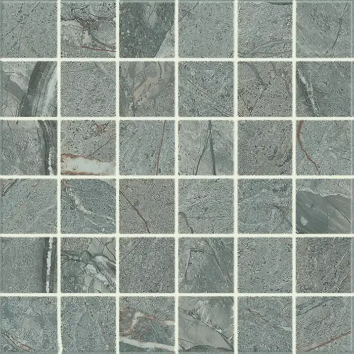Cercom Amaranto Grey Naturale Mosaik 5X5 1077188 30x30cm rektifiziert