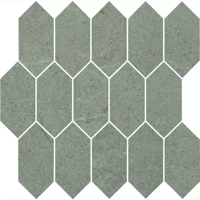 Cercom Archistone Grey Naturale Mosaik Losanga 1081964 30x30cm rektifiziert