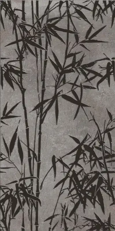 Cercom Temper Bamboo Silver Glasiert Dekorfliese 120×120 Art.-Nr. 1070221