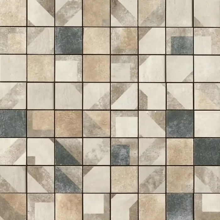 CIR Anni‘70 Tessera Mix Aurora o Mosaikfliese 48×48 Art.-Nr. 1044625