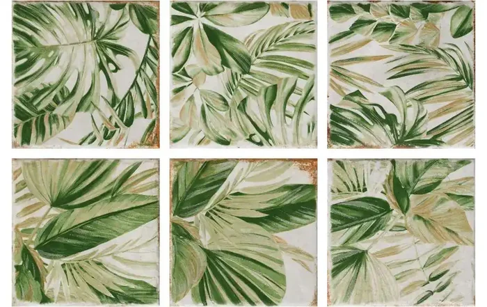 CIR Cotto Del Campiano Inserto Boboli S/6 Esagona Glasiert Dekorfliese 20×20 Art.-Nr. 1081494