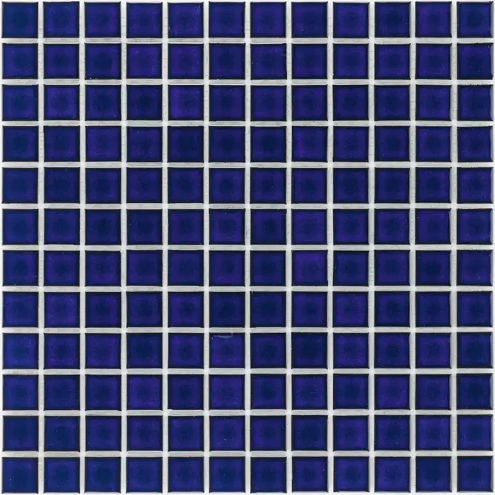 Cobaltblau Mix Mosaik – – 33×33