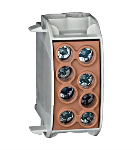 CU Hauptleitungsabzweigklemme 35mm² – 1p, isoliert, braun