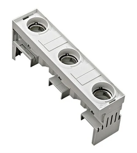 D0-Reiter-Sicherungssockel, Schiene 5mm, 60mm-System compact