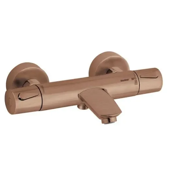 Damixa Silhouet Wannenfüll-/Brausethermostat Kupfer gebürstet PVD (SB)
