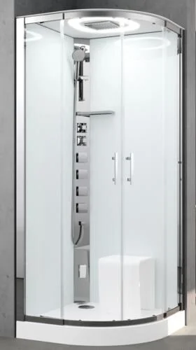 Dampfdusche 100x100x236mm, Runddusche