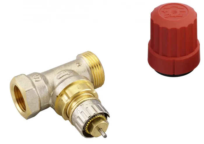 Danfoss RA-N Ventilteil, gerade mit Voreinstellung. Ohne Kupplungsdetails. G20.