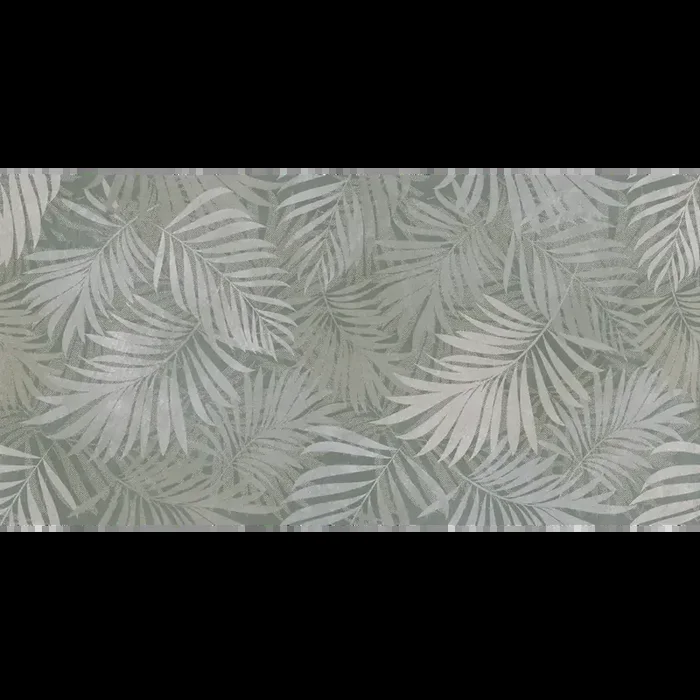 Design- & Dekorfliesen im floralem Muster 60×120 Cart Garden Green