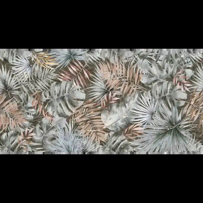 Design- & Dekorfliesen im floralem Muster 60×120 Cart Jungle Mix