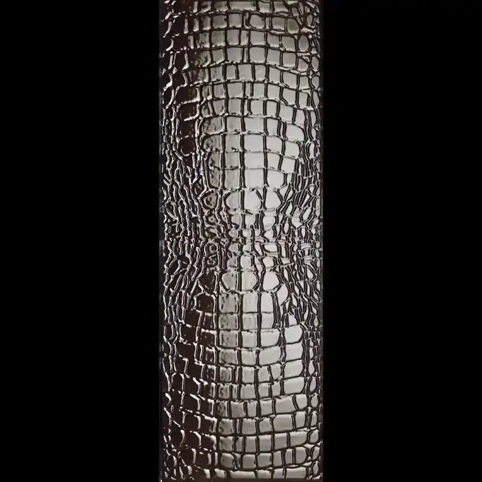 Design Fliesen Crocooptik -Crocotiles Brown 24×72