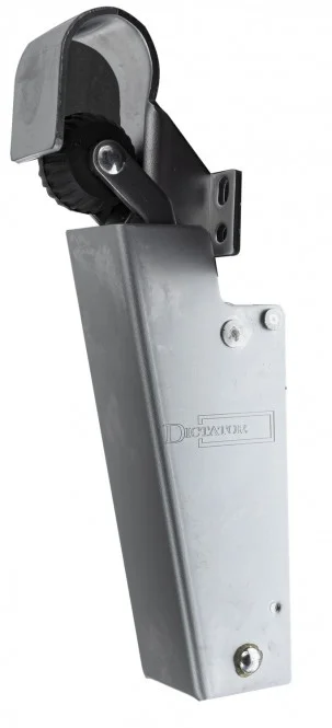 Dictator Türanschlagdämpfer V1600, mit Haken 1009, 20 N, mattverchromt, 300464X