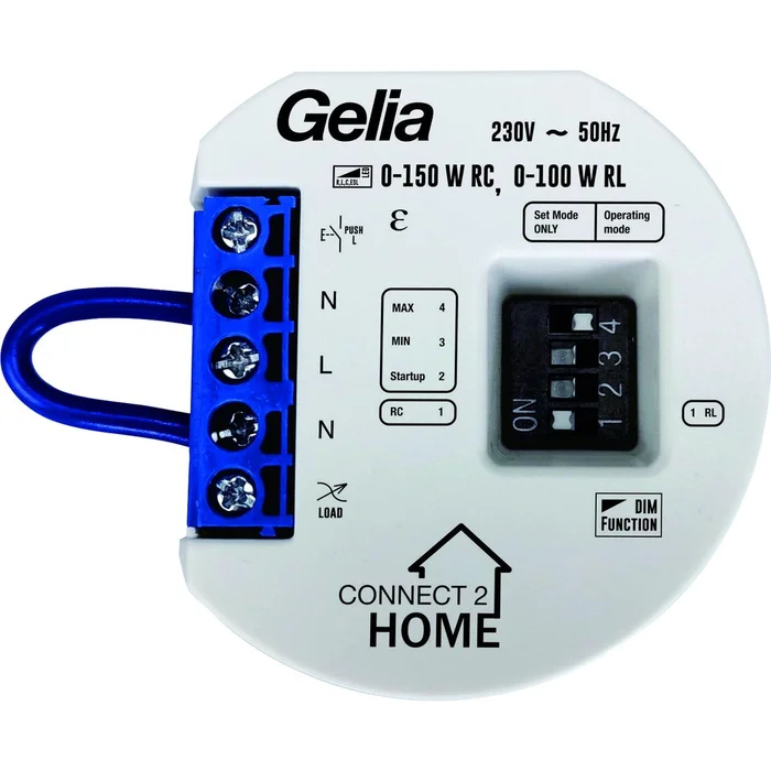 Dimmer-Puck Gelia 3-Draht 0-150W LED Connect 2 Home