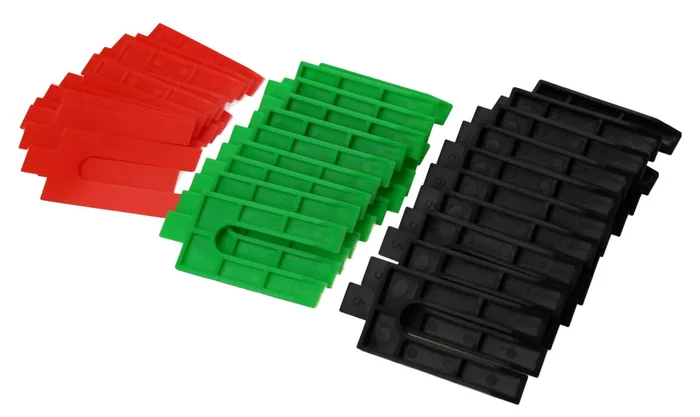 Distanzplättchen Sortiment Unterlegkeile 30 teilig