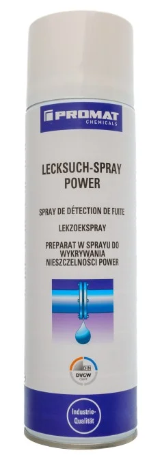 Dose PROMAT Lecksuchspray 400 ml. DIN DVGW zertifiziert für Trinkwasser