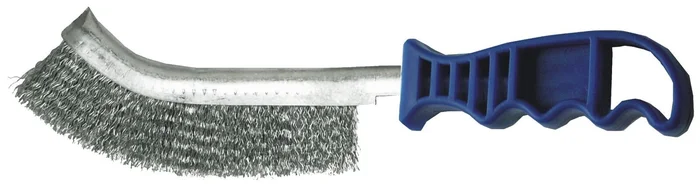 Drahtbürste (silber/blau)