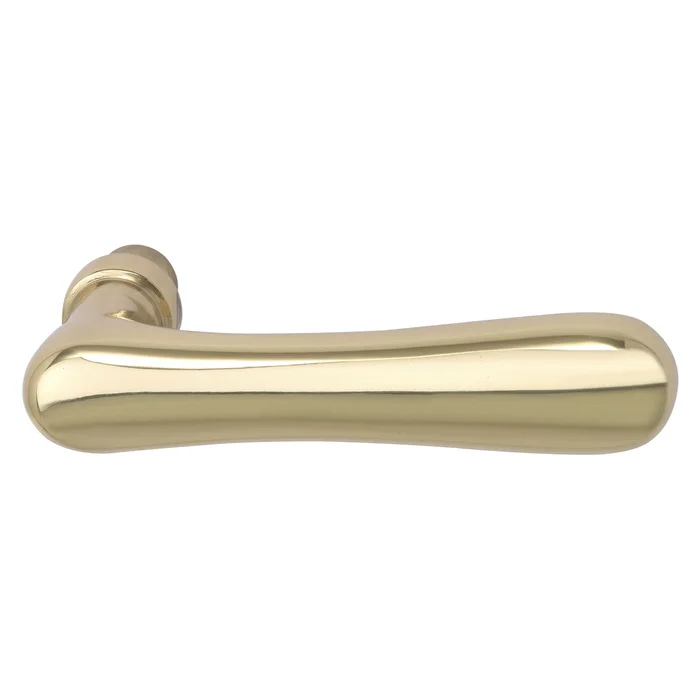 Drückerlochteil ELEGANT 22 – Haustür, Messing pol schutzlack, universal