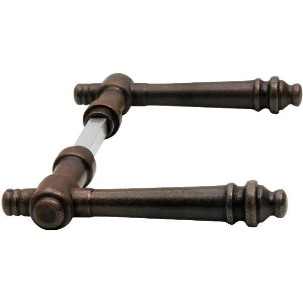 Drückerpaar GÖTTWEIG, Eisen verzinkt geschwärzt