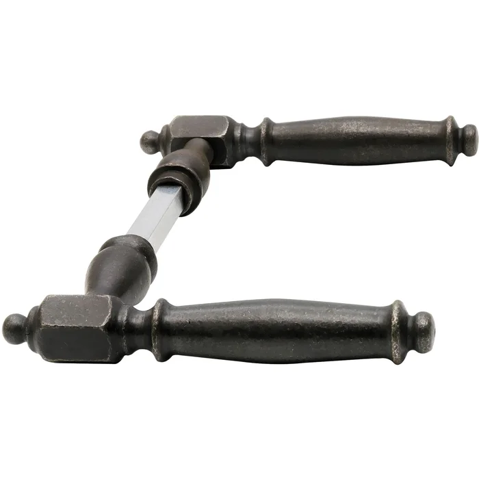 Drückerpaar NOTTINGHAM, Eisen verzinkt geschwärzt