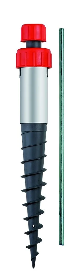 Duofix Eindrehbodenhülse, für Ø 17/55 mm (schwarz/silber/rot)