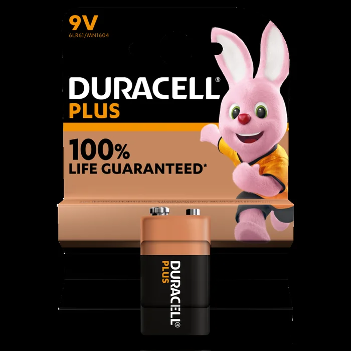 Duracell Batterie Plus 9V Alkaline 1 Stk.