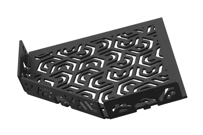 Dural Duschablage Diamant TSAC11 PM2+ mit Haken schwarz nachträglich einbaubar