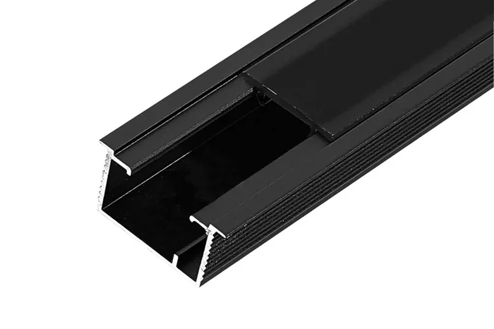 Dural LED-Profilleiste schwarz matt DURALIS-LED Aluminium-Profil Höhe 12,5 mm, Länge 250 cm