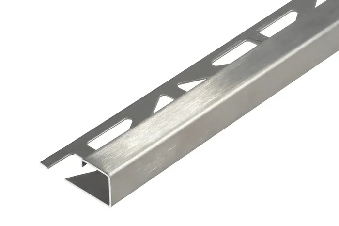 Dural Quadratprofil Edelstahl SQUARELINE Feinschliff Höhe 11 mm, Länge 250 cm
