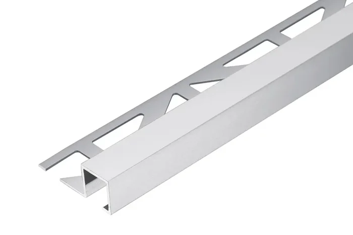 Dural Quadratprofil silber eloxiert SQUARELINE Aluminium Höhe 11 mm, Länge 250 cm